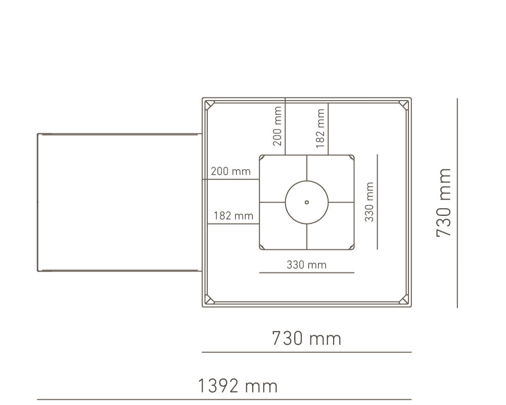 Vulcanus Masterchef 730 dimensioni misure