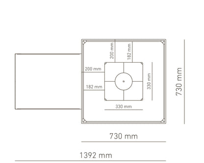 Vulcanus Masterchef 730 dimensioni misure